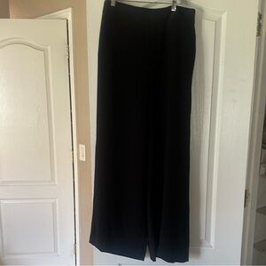 Banana Republic Elegant Black Wide Leg Trousers